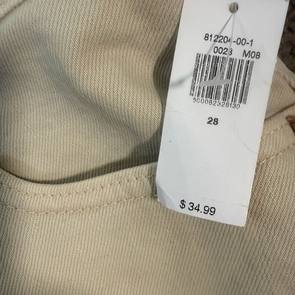 Old Navy Sky Hi A Line Tan‎ High Waist Shorts 3” inseam plus size 28 NWT - Picture 4 of 7